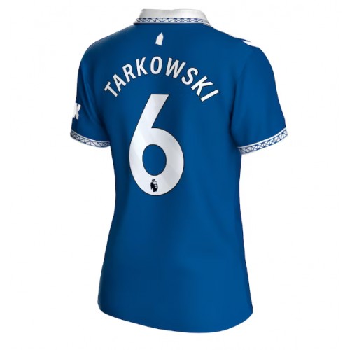 Dámy Fotbalový dres Everton James Tarkowski #6 2023-24 Domácí Krátký Rukáv